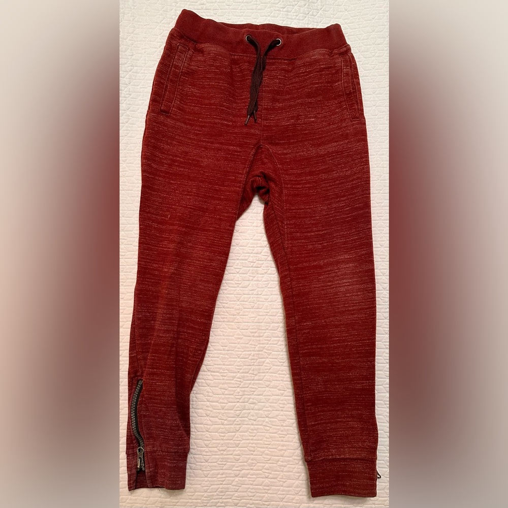 KIDS CAT & JACK MAROON RED JOGGING PANTS - SMALL